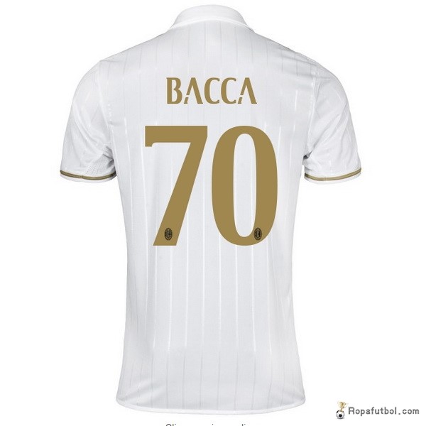 Camiseta AC Milan Replica Segunda Ropa Bacca 2016/17 Blanco